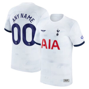 Tottenham Hotspur CJP Apparel Home 202324 Custom  Jersey - White