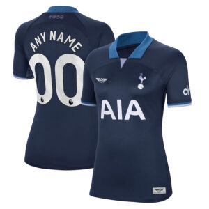 Tottenham Hotspur CJP Apparel Women's 202324 Away Stadium  Custom Jersey - Navy