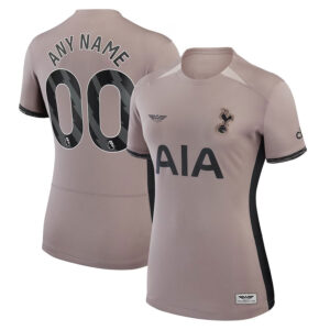 Tottenham Hotspur CJP Apparel Women's 202324 Third Stadium  Custom Jersey – Tan