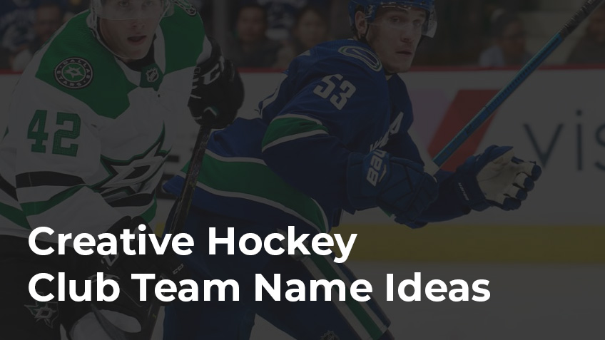 Hockey Sports Team Ideas
